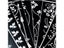 Tattoo Stencils For Temporary Tattoo Black PET Hollow Tattoo Templates Carousel 4