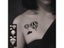 Tattoo Stencils For Temporary Tattoo Black PET Hollow Tattoo Templates Carousel 6