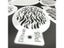 9PCS Body Painting Stencils Zebra Stripes Jungle Turtle Skin Snow Effect Carousel 3