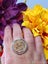 Dated 1907 22ct Yellow Gold English Full Sovereign Coin Ring With Diamond Carousel 1
