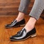 Luxury Brand PU Pointed Toe Business Brogue Shoes Men Dress Casual Carousel 3