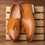 Luxury Brand PU Pointed Toe Business Brogue Shoes Men Dress Casual Carousel 5
