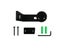 CCJH Adjustable Black Floor Guide For Sliding Barn Door With Screws Carousel 6