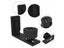 CCJH Adjustable Black Floor Guide For Sliding Barn Door With Screws Carousel 7