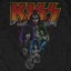KISS T Shirt Neon Group Shot Band Logo new Official Mens Black Carousel 3