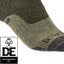 Bridgedale Mens Hike Midweight Merino Performance Boot Socks - Green - XL Carousel 4