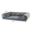 Pawz Pet Dog Bed Sofa Cover Soft Warm Plush Velvet M Carousel 3