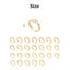 Letter Chain Rings Adjustable Opening Rings for Women Girls -Z Carousel 2