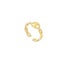 Letter Chain Rings Adjustable Opening Rings for Women Girls -Z Carousel 1