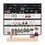 Earring Stand Display Rack 3-tier Ear Stud Holder Jewelry Organizer Carousel 2