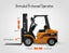 Fully Steel Version HUINA 1577 2-in-1 RC Forklift Carousel 9