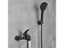 Quyanre Matte Black Bathroom Shower Faucet Bathtub Hot Cold Water Mixer Tap Carousel 4