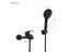 Quyanre Matte Black Bathroom Shower Faucet Bathtub Hot Cold Water Mixer Tap Carousel 8