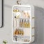 SOGA White Multi Tier Cosmetic Storage Rack Bathroom Vanity Tray Display Stan... Carousel 4