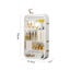 SOGA White Multi Tier Cosmetic Storage Rack Bathroom Vanity Tray Display Stan... Carousel 6