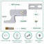 Cabinet Hinge LED Light Carousel 3