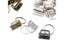 10Pcs 25mm Key Fob Keychain Split Ring For Wrist Wristlets Cotton Tail Clip Carousel 4