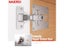 NAIERDI Stainless Steel Furniture Cabinet Door Hinge Repair Plate Drawer Window Carousel 4