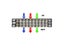 Dual Row Strip Screw Terminal Block Fixed Wiring Board Wire Connector Carousel 7