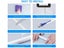 Mini Wire Hider Wall PVC Cable Concealer Channel 0.5"×0.35" White Carousel 6