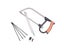 8in1 Multi Purpose Hand Saw Kit With 6 Blades For Metal Wood Glass Carousel 5