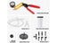 DIY Brake Fluid Bleeder Tools Kit Aluminum Pump Body Pressure Vacuum Gauge Carousel 5