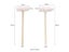 10 Pcs Wooden Hammers For Chocolate Heart Smash Carousel 8