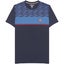 Lambretta Mens Paisley Panel Short Sleeve T-Shirt - Navy - S Carousel 1