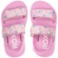 Roxy Infant Girls Cage Strappy Floral Sandals - Super Pink - 8K Carousel 2