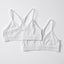 4x Bonds Sports Seamfree Racer Back Crop Top Girls Kids Training Bra UXNK2A B... Carousel 4