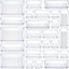 25Pcs Mixed Sizes Rectangular Clear Storage Box Carousel 1