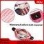 Travel Portable Bag Striped Folding Dumplings Shape Wash Bags for Carousel 6