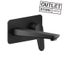 UP CITY WALL BATH/BASIN MIXER (150MM SPOUT) BLACK Carousel 1