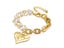 Bracelet Heart Pendant Pearl 18K Gold Plated Bracelet Carousel 1