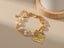 Bracelet Heart Pendant Pearl 18K Gold Plated Bracelet Carousel 2