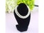 Fashion Necklace Jewelry Pendant Display Stand Holder Black Mannequin Show Carousel 4