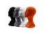 EPS Flocking Head Mannequin Head Model Dummy Head Female Model Hat Wig Glasses Carousel 3