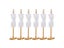 6 Pcs Doll Model Stand Doll Dress Mannequin Stand Mini Model Holder Home Decor Carousel 3