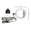 Pawz LED Dog Leash Lead Walking Rope Flashlight Heavy Duty 45kg Capacity White Carousel 9