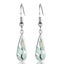 925 Sterling Silver Opal Drop Earrings "Leland" (White) Carousel 9