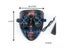 Halloween Mask LED Maske Light Up Party Masks Neon Maska Cosplay Mascara Horror Carousel 6