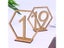 Wooden Hexagon Signs For Wedding Wooden Table Numbers Birthday Party And Carousel 5