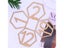 Wooden Hexagon Signs For Wedding Wooden Table Numbers Birthday Party And Carousel 6