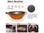 12.5" Traditional Carbon Steel Wok Pan With Lid For All Stoves Carousel 5