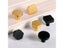 Solid Construction Cabinet Door Knob Round Square Single Hole Modern Home Carousel 3