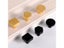 Solid Construction Cabinet Door Knob Round Square Single Hole Modern Home Carousel 4