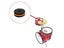 10 Pcs Foam Cotton Cymbal Stand Felts Washers For Percussion Drum Kit Carousel 4