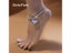 Stonefans Fashion Heart Rhinestone Anklets Jewelry For Women Beach Barefoot Carousel 2