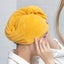 Microfiber Hair Towel,Care Cap with Button,Super Absorbent Hair Towel Carousel 4