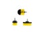 3PCS Universal Drill Power Heavy Duty Brush Cleaning Set Carousel 3